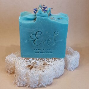 porte savon en loofah