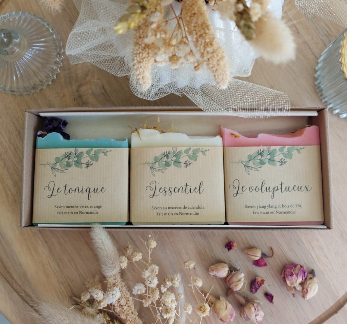 Sélection 3 savons de 100g : Tonique Essentiel Voluptueux – Image 2